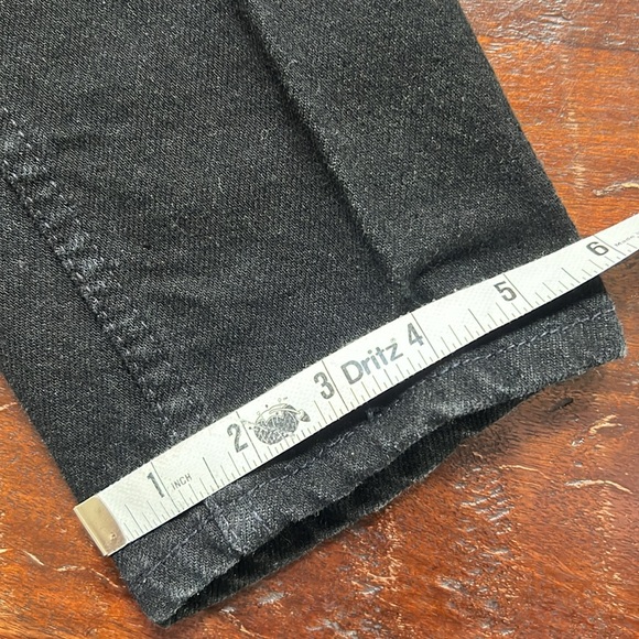 LEVI'S 512 90s Black Jeans Juniors 5 M USA Made High Rise Slim Fit Tapered Leg - Picture 13 of 13